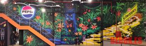 mural grafitero zaragoza profesional wakanda